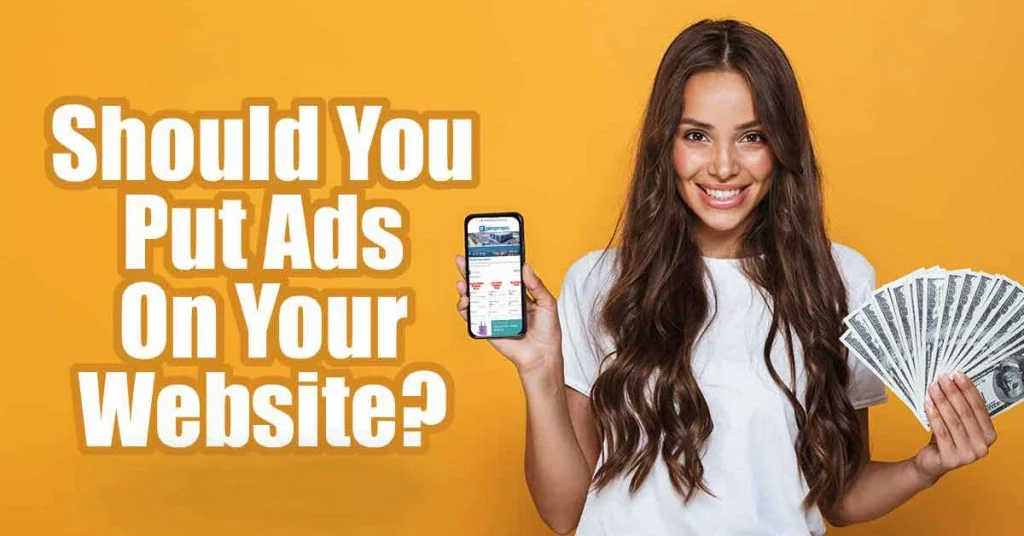 place ads on your website