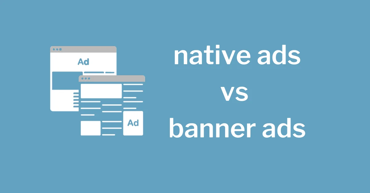 native ads vs banner ads revenue